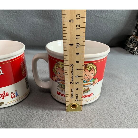 Vintage Campbells Soup Mugs Set Of 2 - Homestyle & Mm! Mm! Good! - Picture 8 of 8